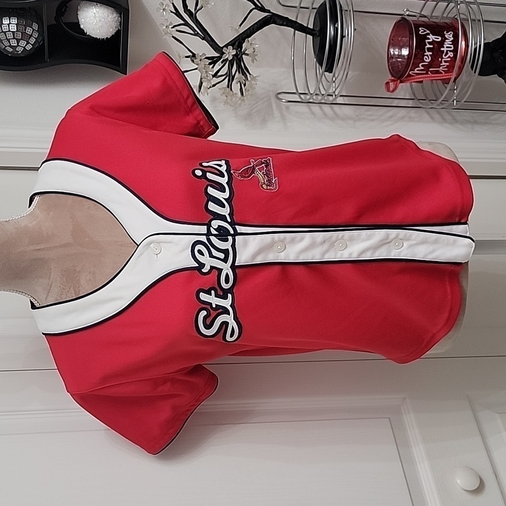 St Louis Cardinals, MLB Genuine Merchandise by Lady Slugger, Size S Jersey, EUC